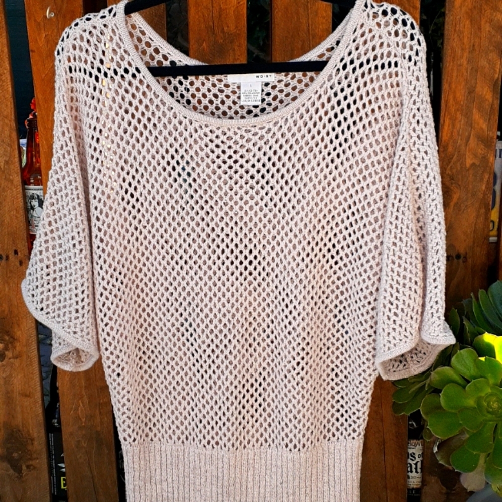 WD-NY Loose knit sweater, size Large